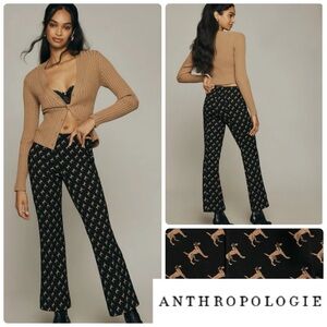 Anthropologie Maeve Kick Flare Pants